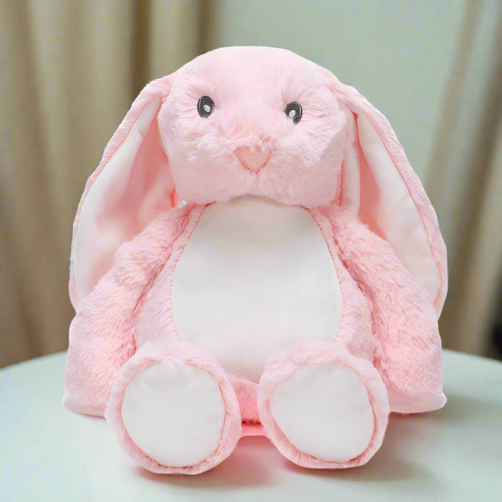 Personalised Plush White Rabbit