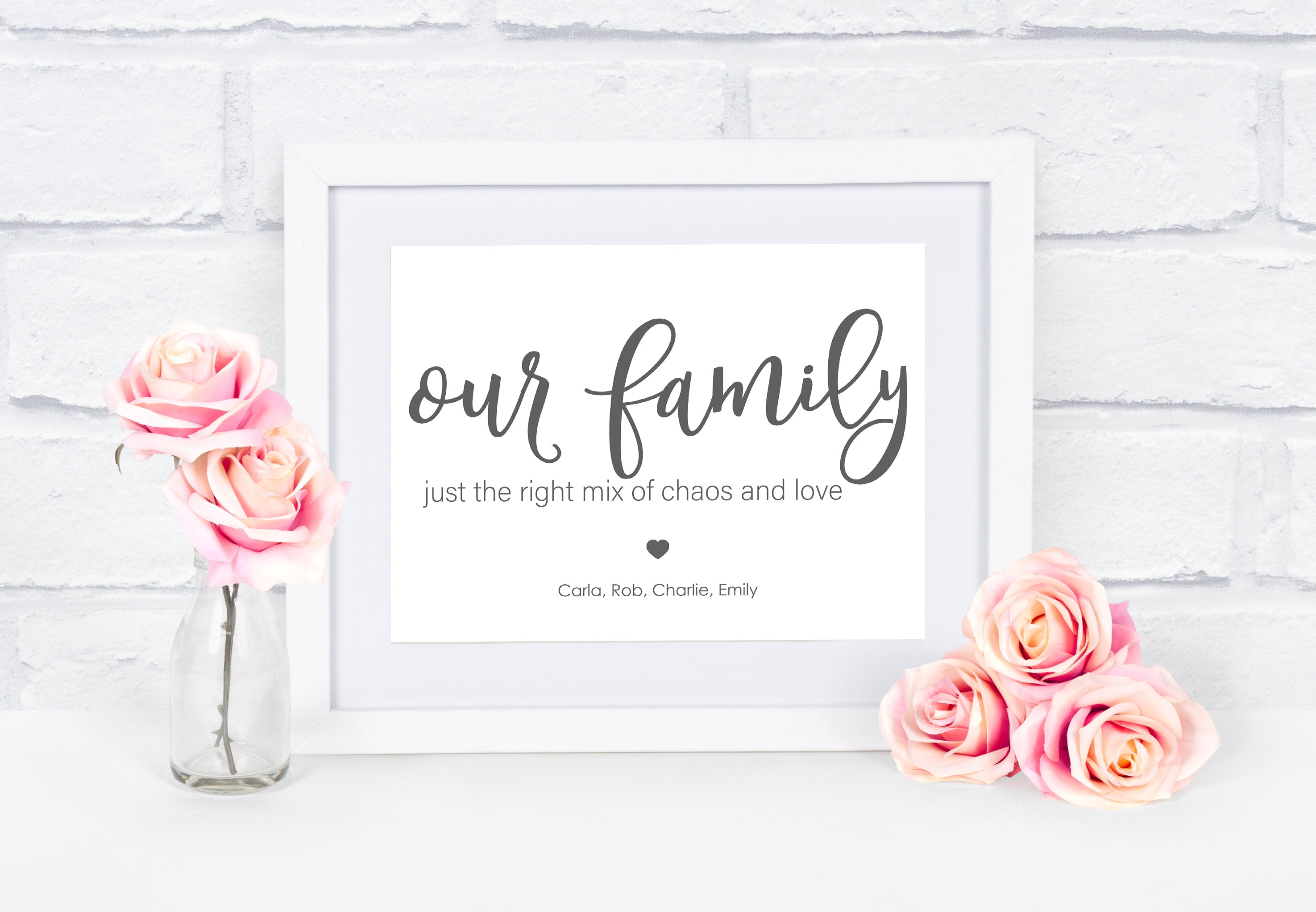 Our Family Personalised Print