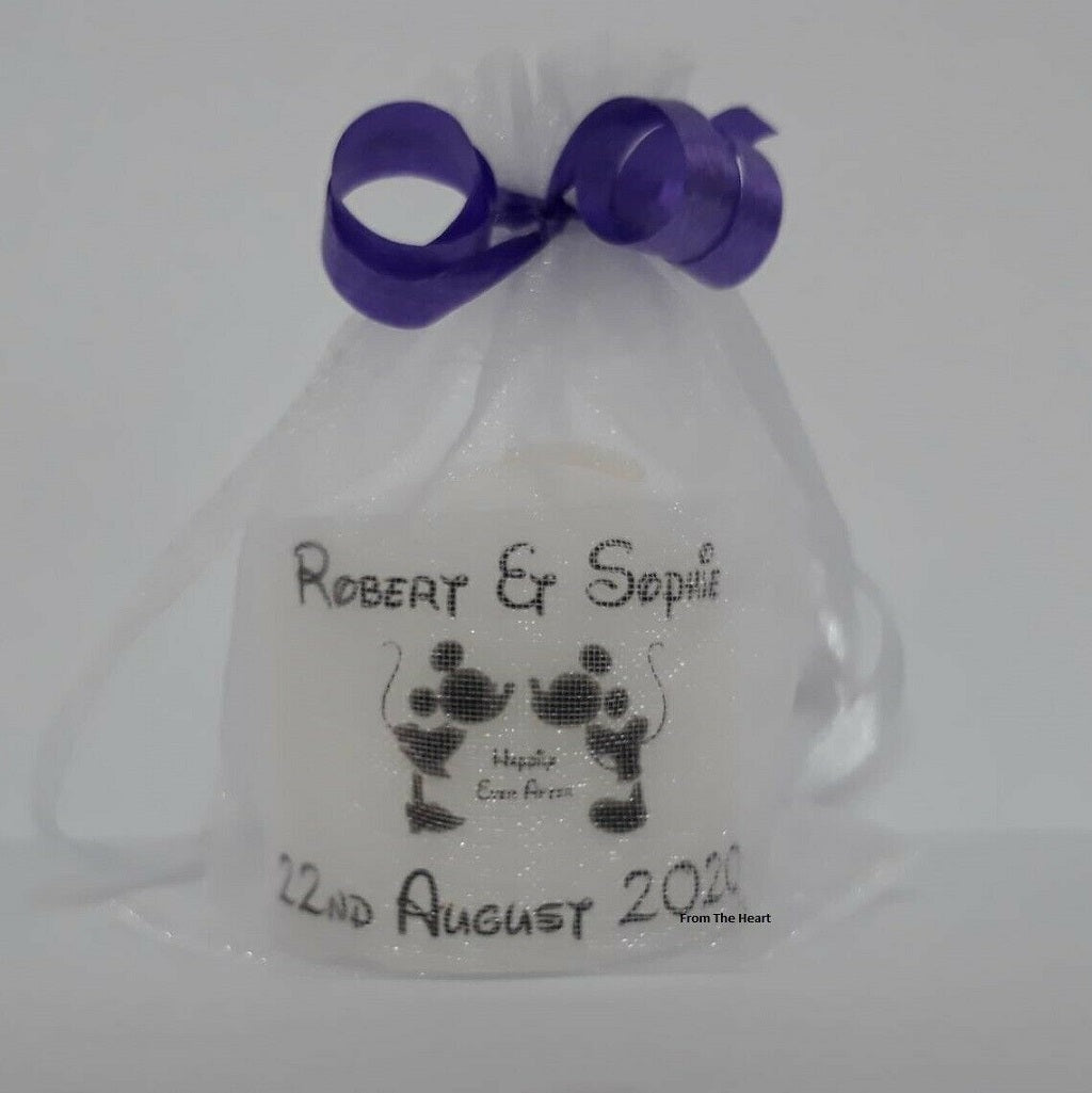 Set Of 10 Personalised "Happily Ever After" Wedding Favours