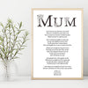 Mother Of The Bride Foil Print Mum