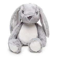 Personalised Plush Grey Rabbit