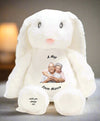 Personalised Plush White Rabbit