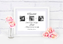 Personalised Photo Print A Grandchild Fills A Space In Your Heart 