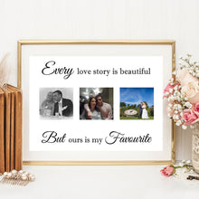 Every Love Story Is Beautiful Personalised Photo Print