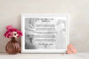 A4 Mum To Daughter / Bride Personalised Wedding Day Poem