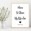 Home Is Where My Kids Are Personalised Foil Print