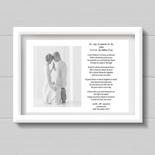Personalised Husband To Be Poem
