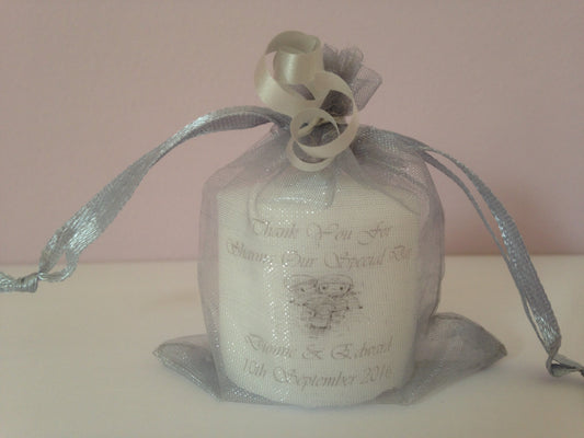 Bespoke "Design Your Own" Wedding Favour Candles