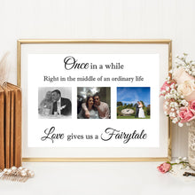Love Gives Us A Fairy Tale Personalised Photo Print