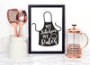 My Kitchen My Rules Foiled Print