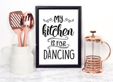 My Kitchen Is For Dancing Foiled Print