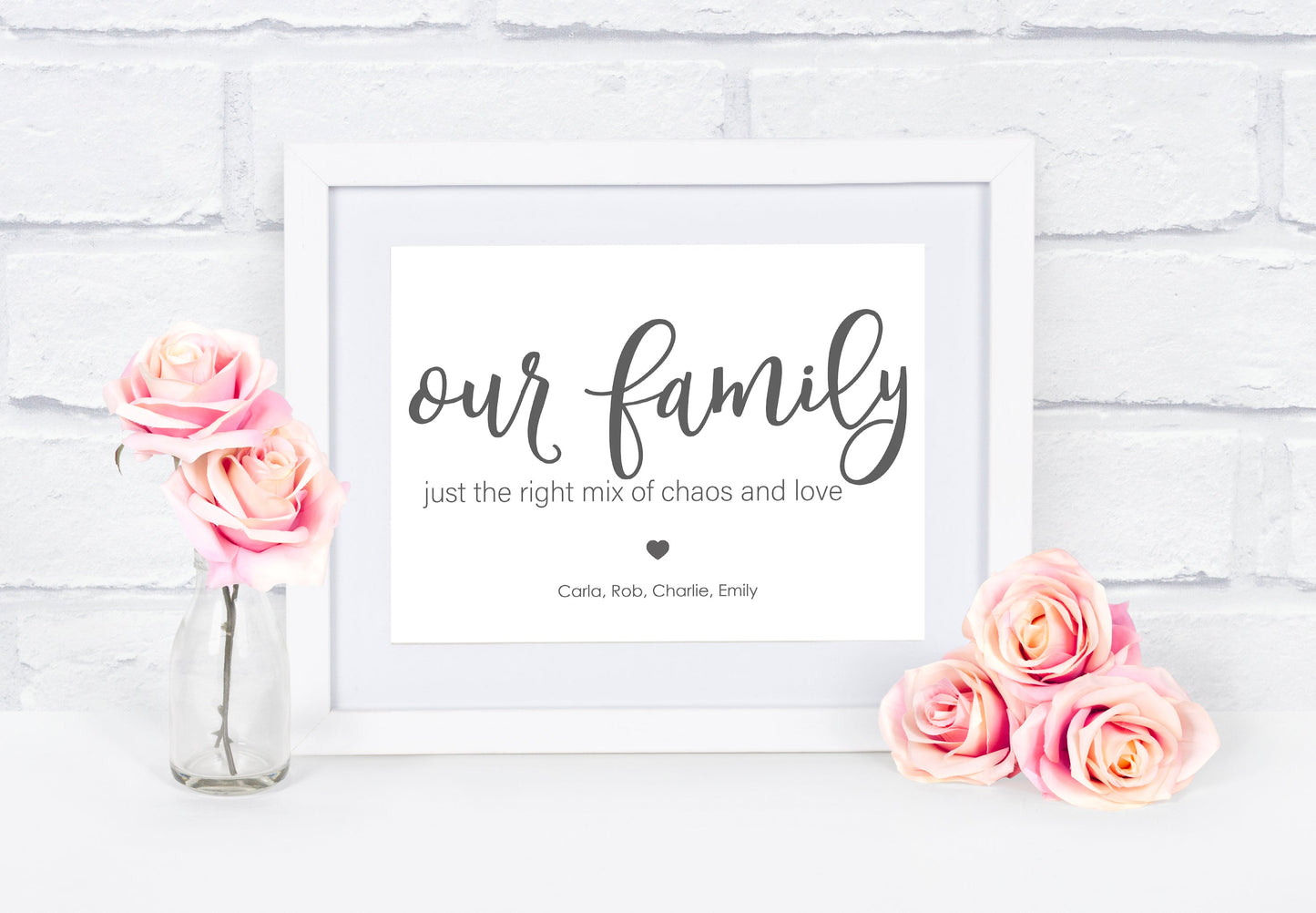 Our Family Personalised Print