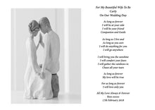 A4 Personalised For My Wife To Be Poem