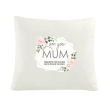 Personalised Abstract Rose Cream Cushion Cover