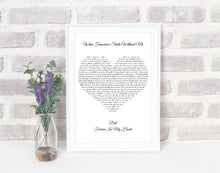 Personalised When Tomorrow Starts Without Me Foiled Poem