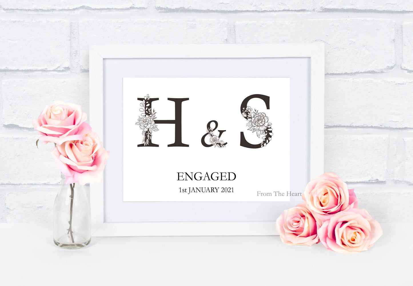 Personalised Foiled Engagement Gift