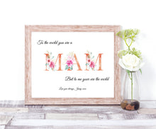 To The World You Are A Mum Personalised print