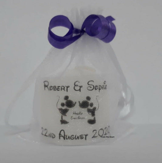Set Of 10 Personalised "Happily Ever After" Wedding Favours