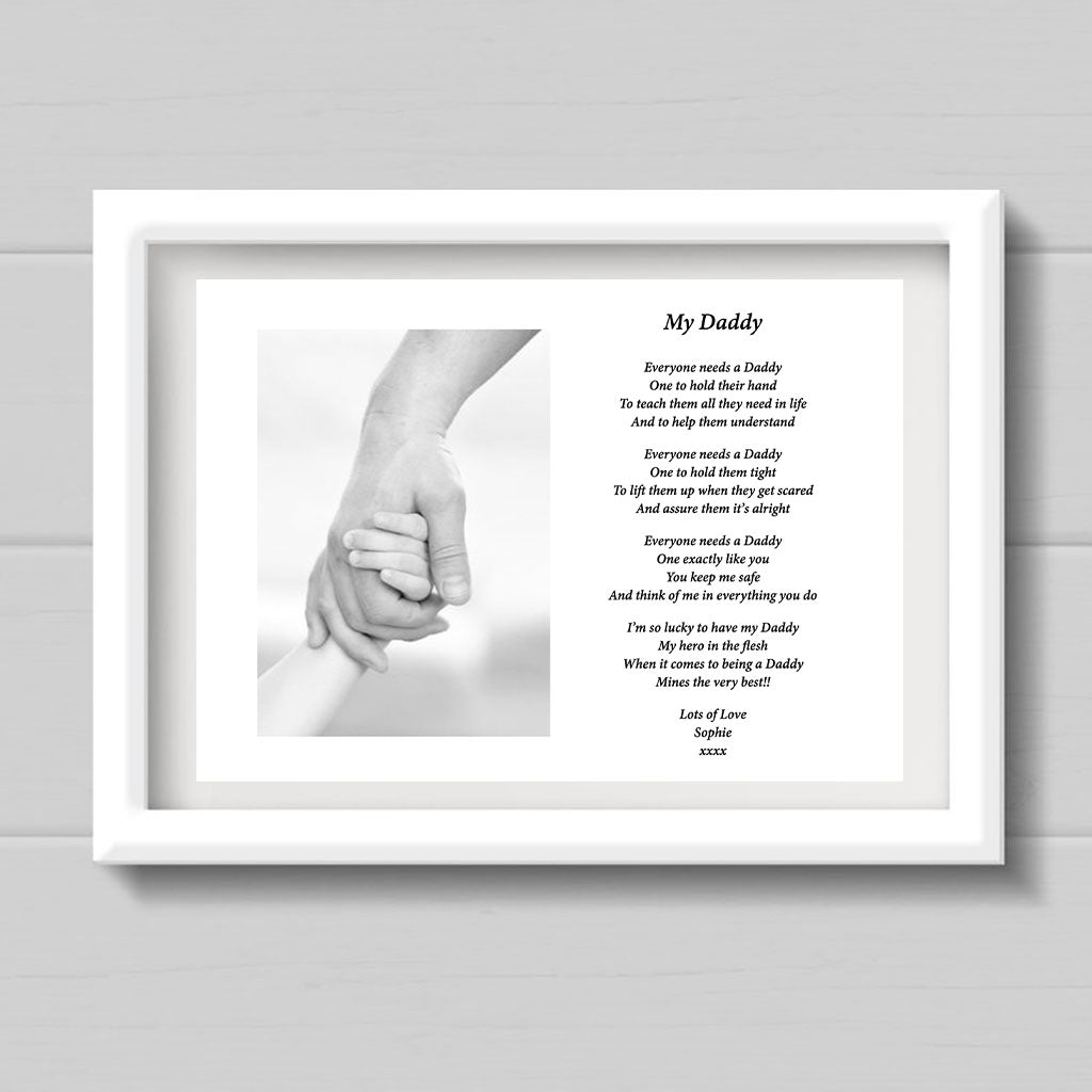 Personalised "My Daddy" Photo Print