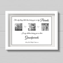 The Only Thing Better Than Having You As My Parents personalised photo Print